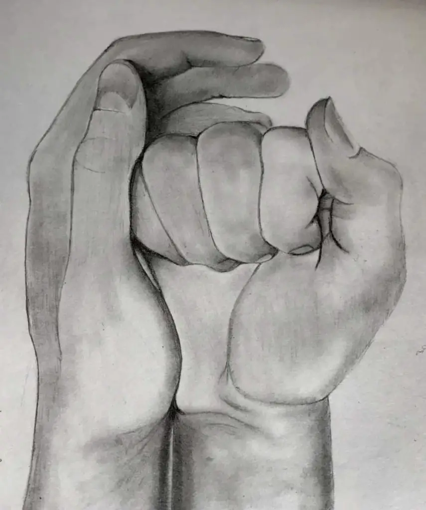 How To Draw Hands Step By Step Improve Drawing