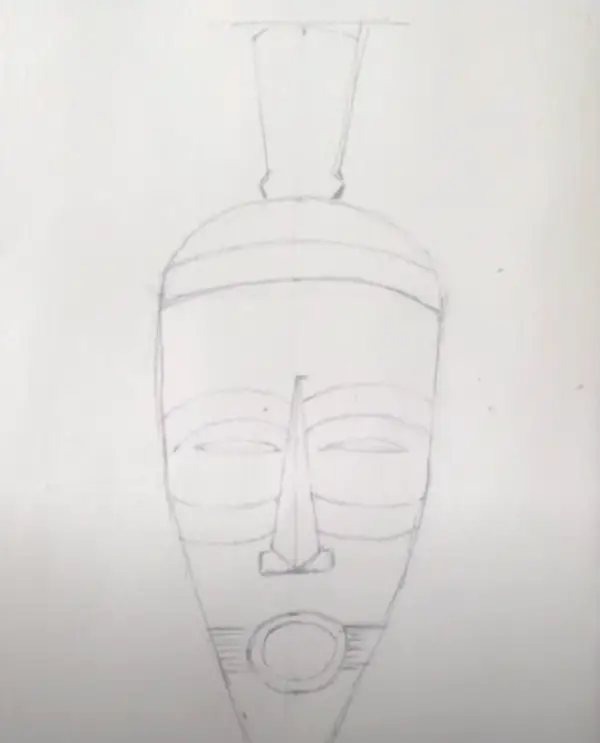 Draw the Main Features of the Mask