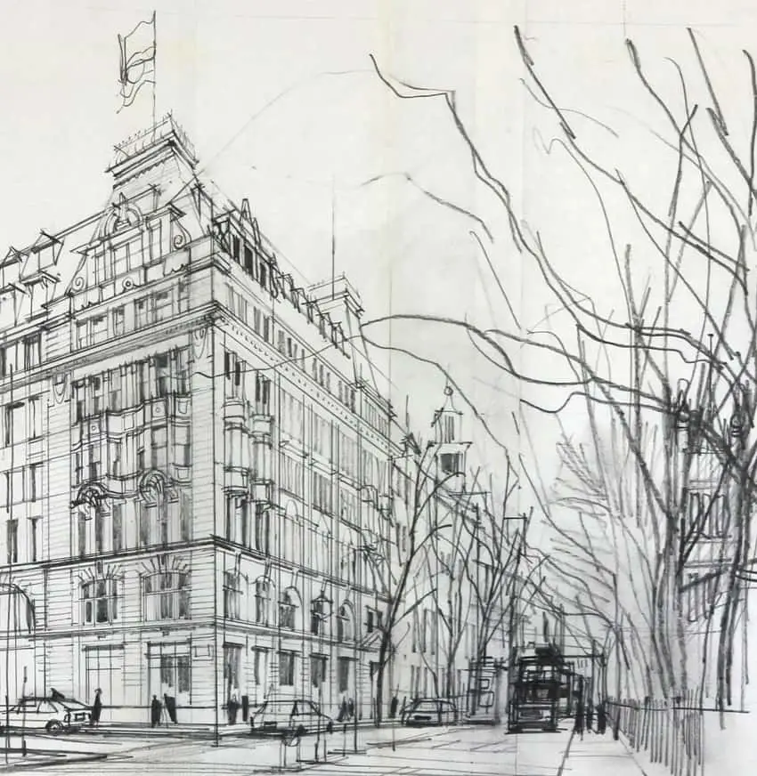 Urban Sketching on Location - Improve Drawing