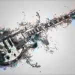 Drawing A Guitar In Pencil Step By Step
