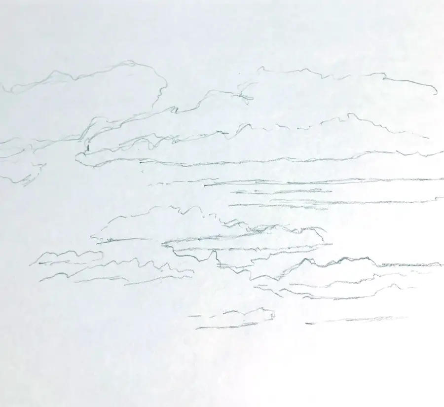 How to Draw Clouds Across the Sky