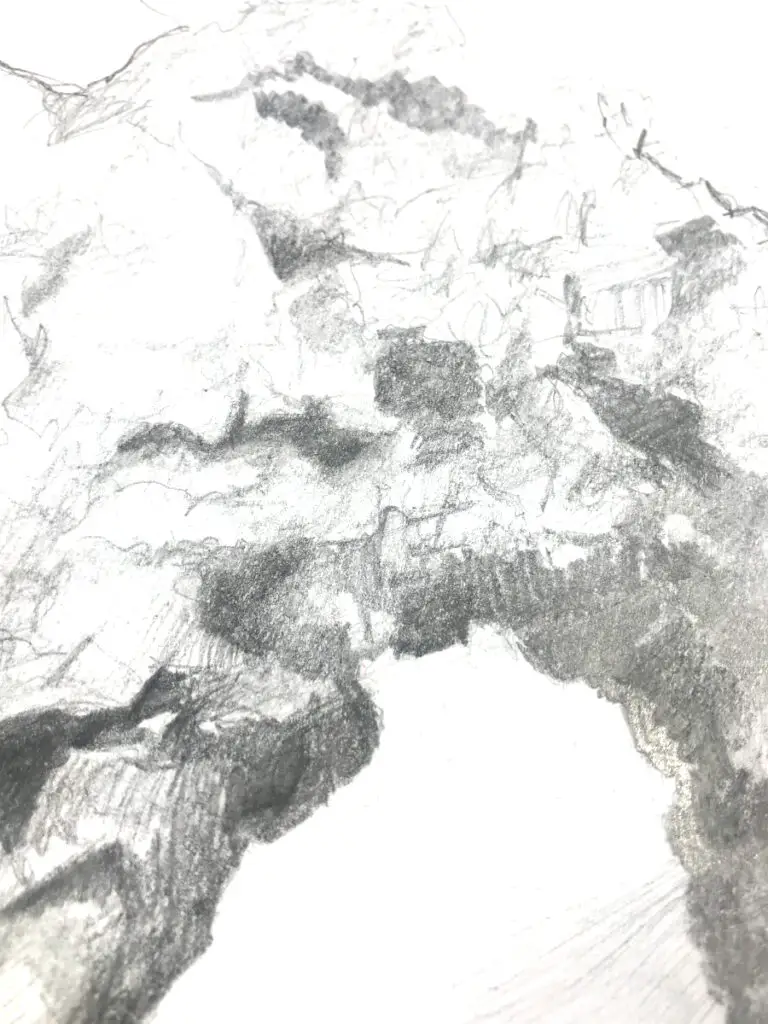 How to Draw Rocks and Cliffs - Improve Drawing