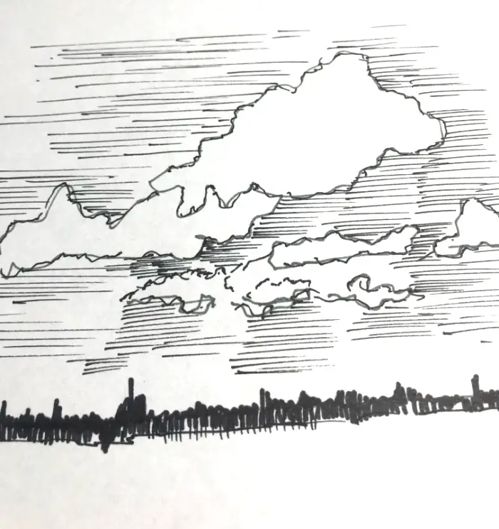 How to Draw Clouds with Pen Improve Drawing