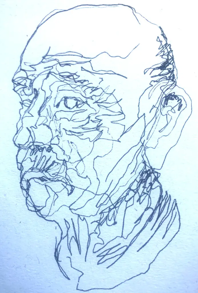 Continuous Line Drawing Technique