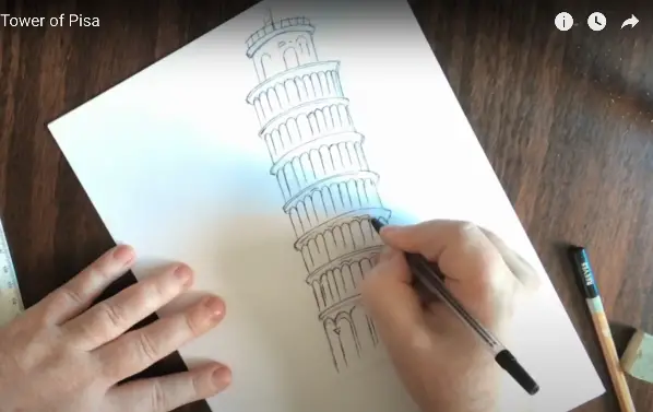 How to Draw the Leaning Tower of Pisa