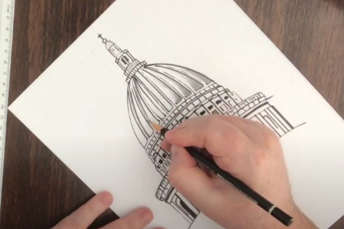Draw The Dome of the Cathedral