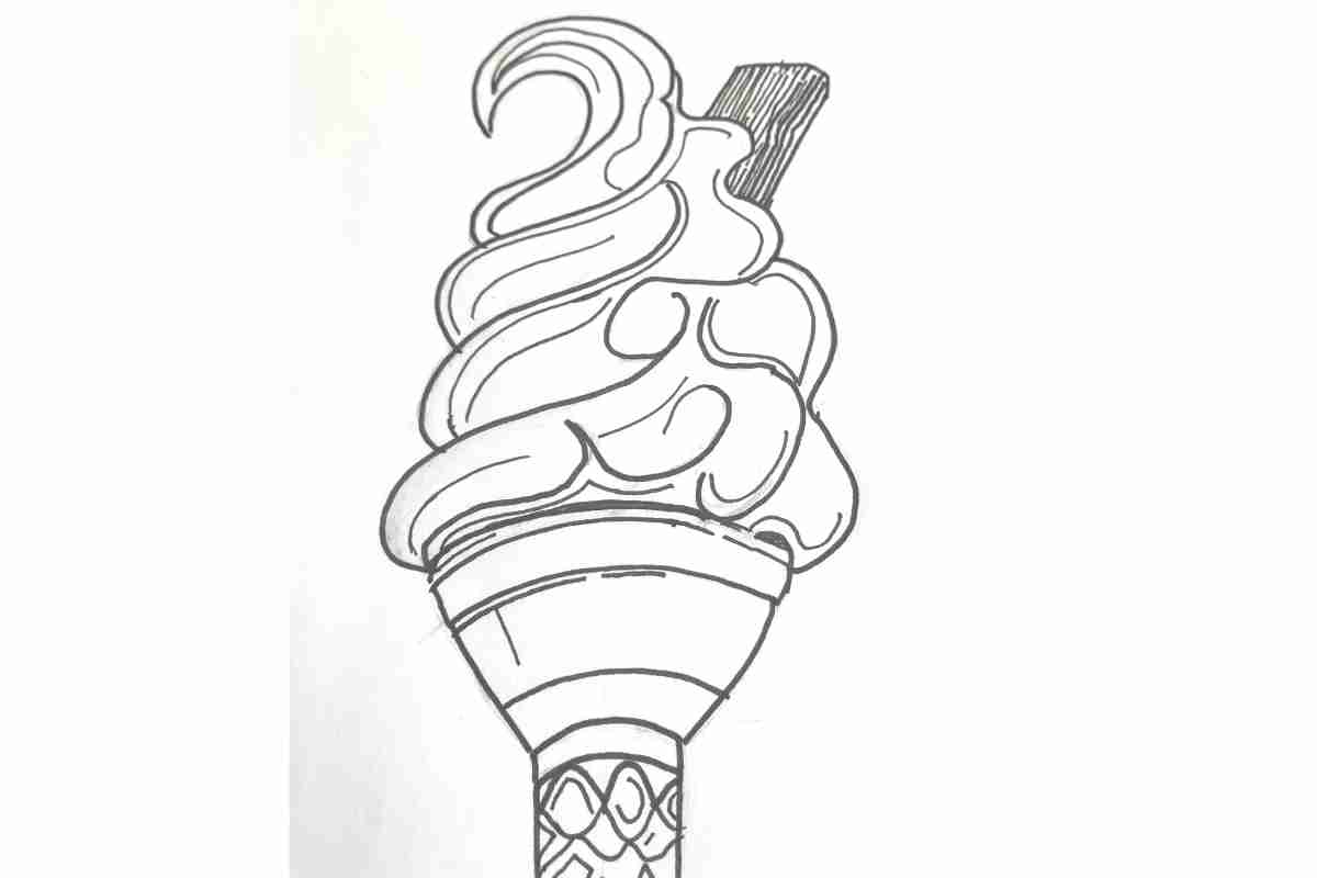 How to Draw an Ice Cream Easily – Improve Drawing